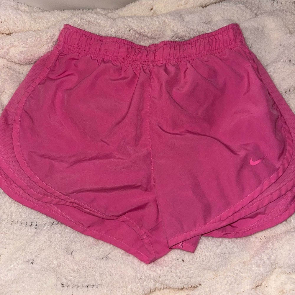 pink athletic nike shorts